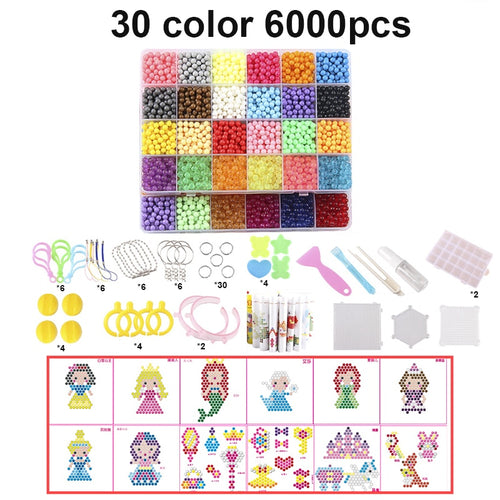 2019 DIY Water Mist Magic Beads Toys For Children Animal Molds Hand Making Puzzle Kids Educational Toys Spell Replenish Beans